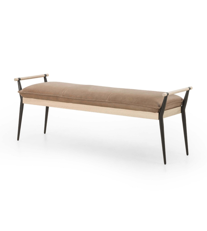 Bhilai Nagar Stainless Steel Leather Bench