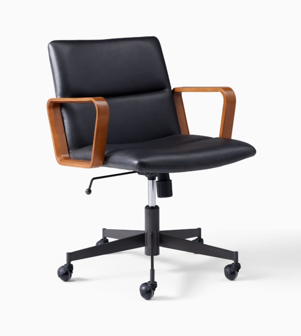 Kollam Leather Swivel Office Chair