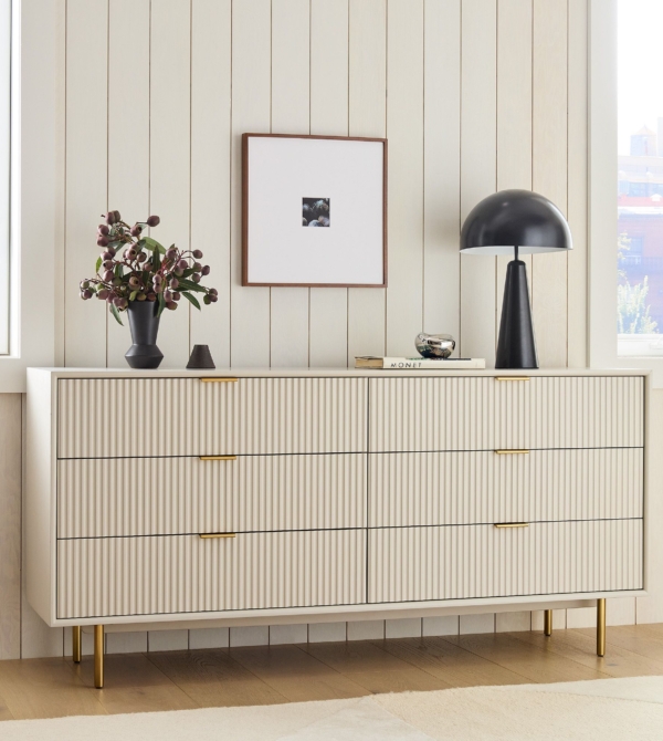 Thiruvananthapuram Wide 6 Drawer Dresser